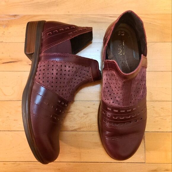 Naot Rivotra Booties Burgundy Size 36 - Picture 1 of 6